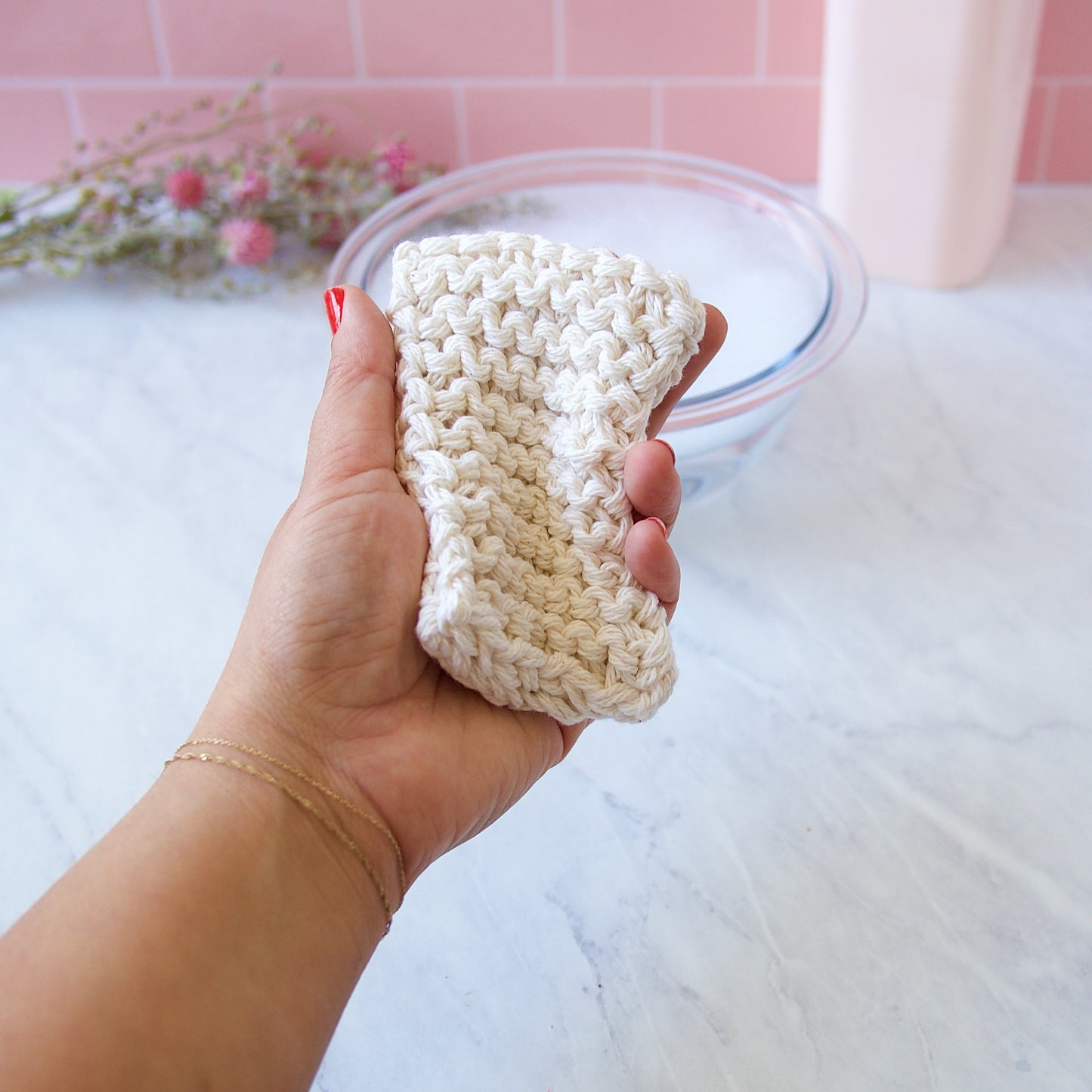 Cotton Sponge Pack- Orchid