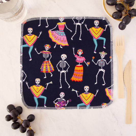 Dancing Esqueletos Napkins- Set of 6