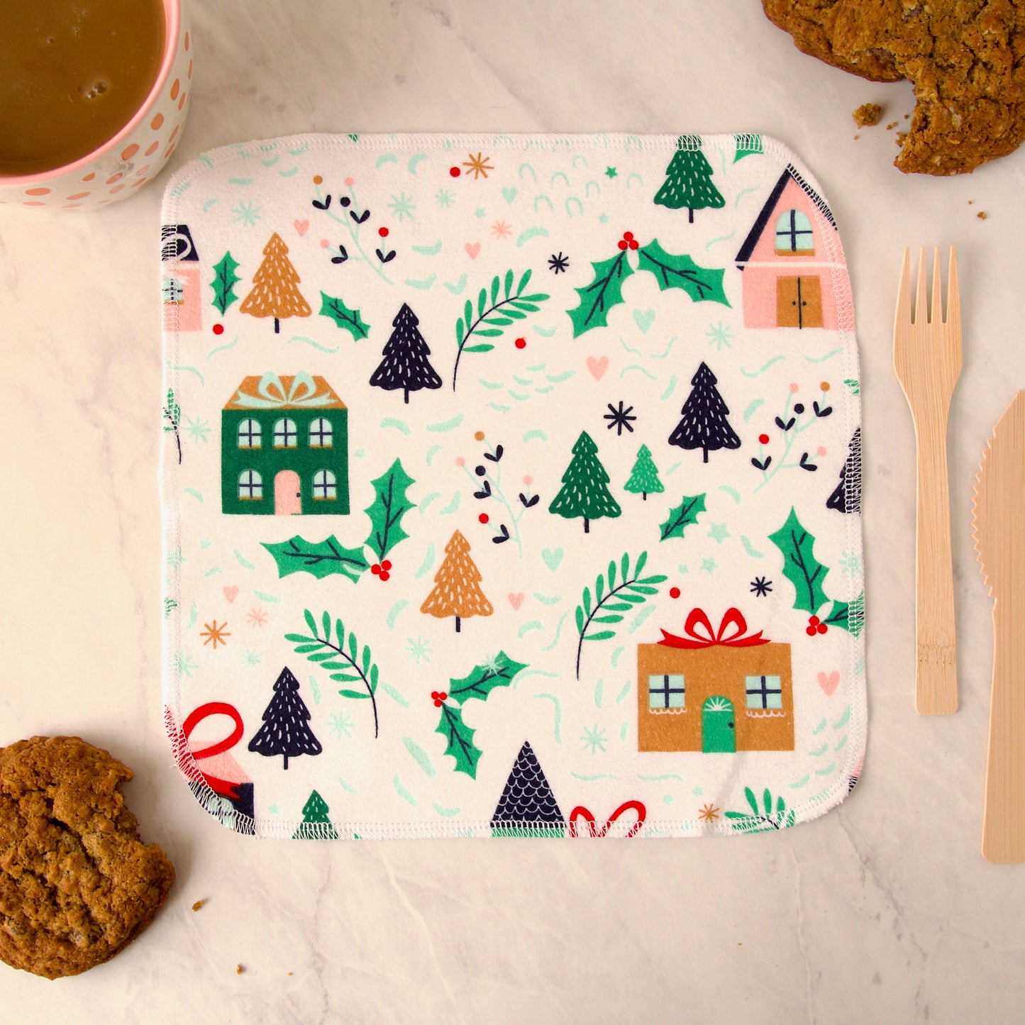 Winter Houses Napkin Set