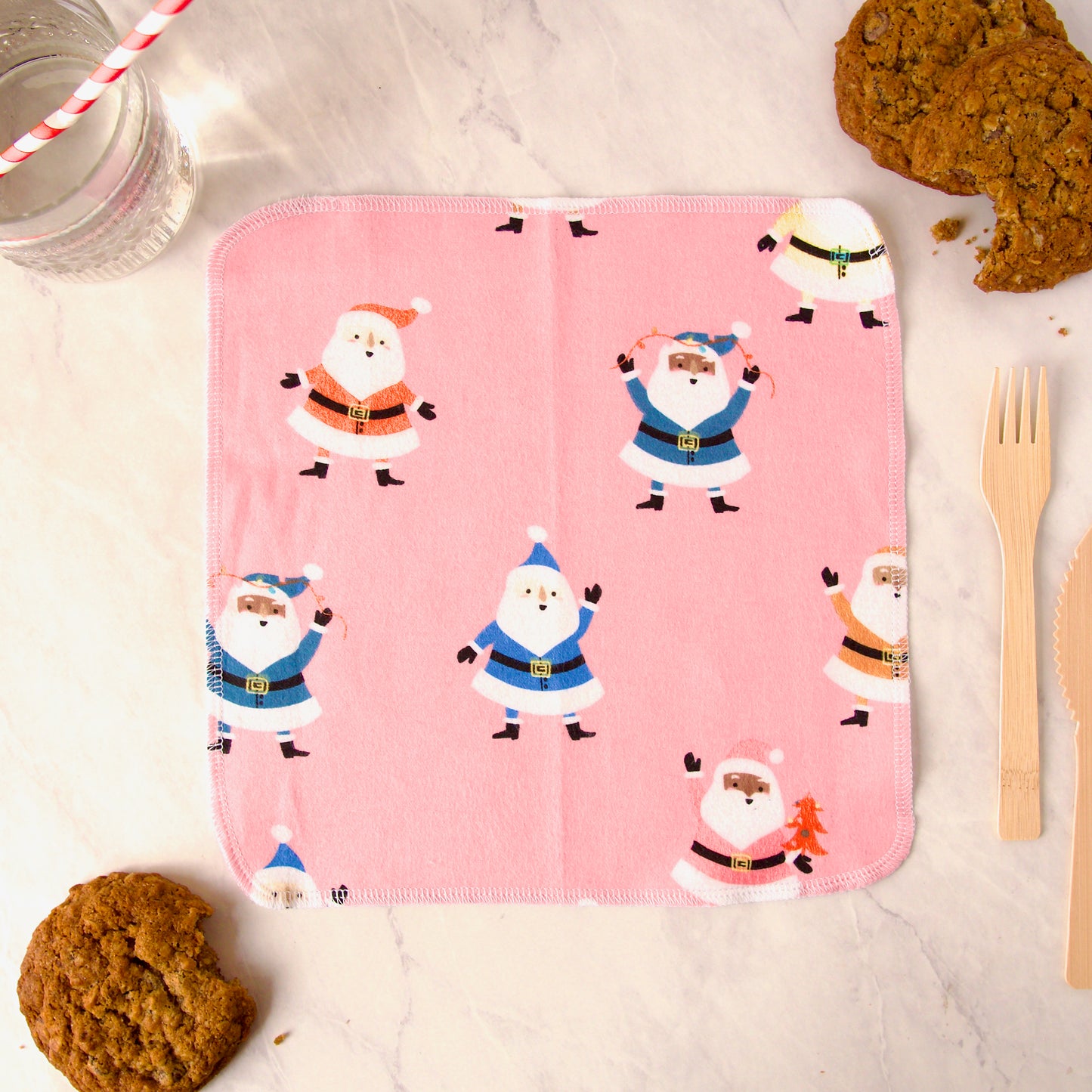 Santa's Here Napkin Set