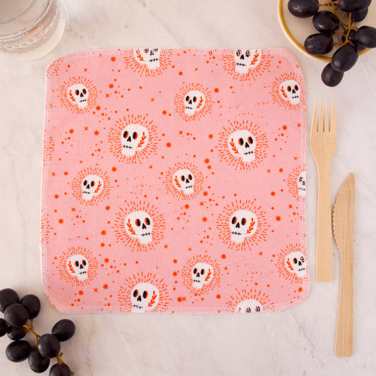 Limited Edition Pink Skull Napkins- Set of 6