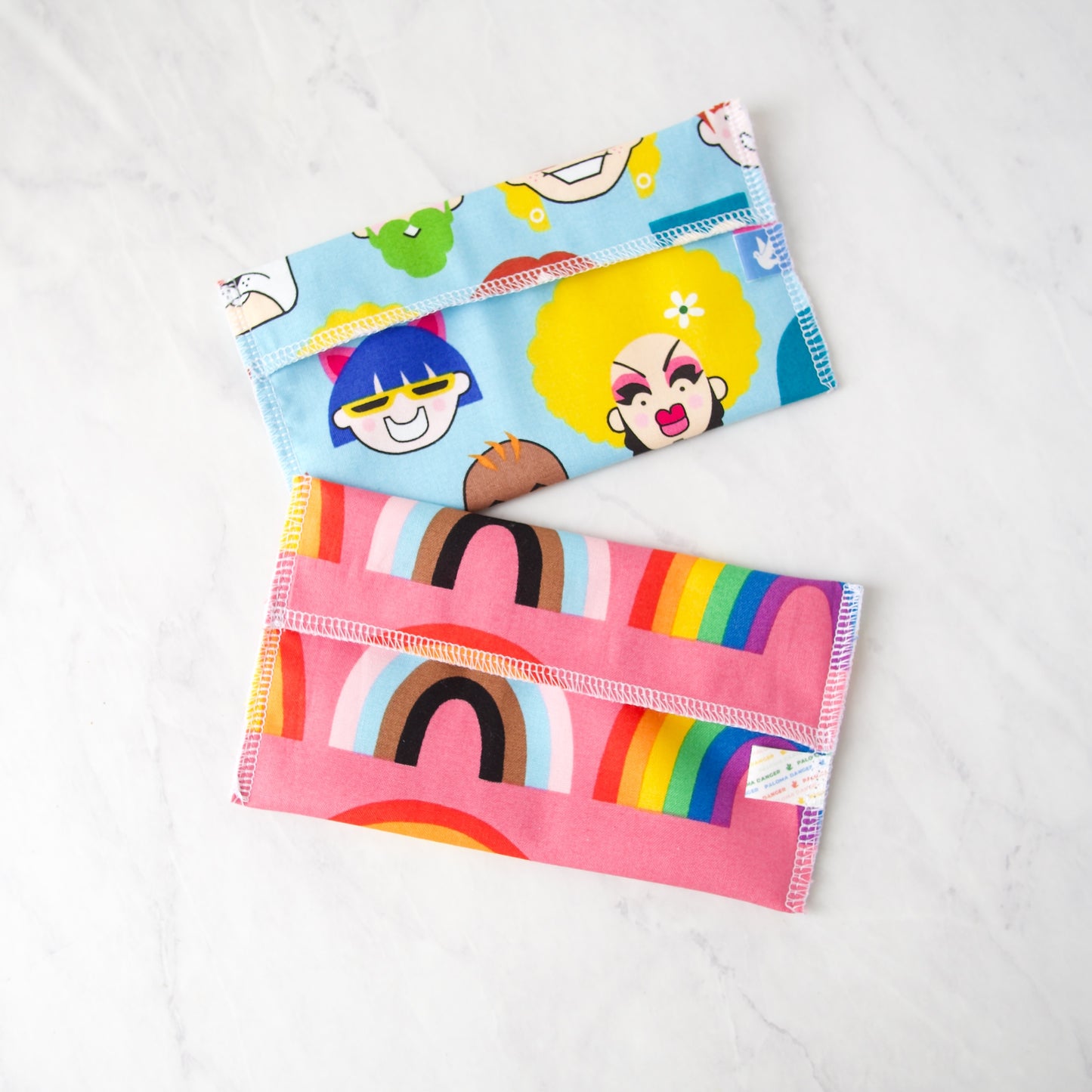 PRIDE! Mini Collection Reusable Snack Bag Set in Gayborhood