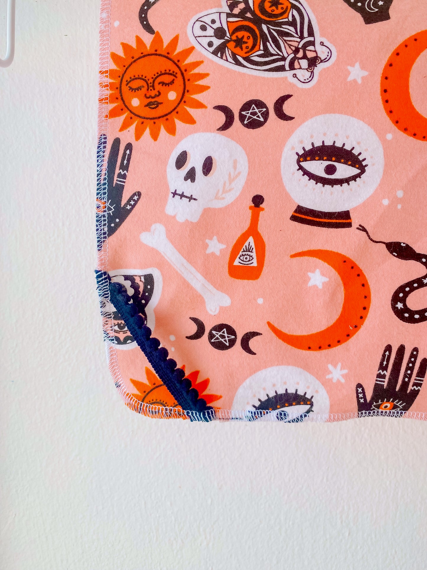 Mystical Pink Icons Tea Towel