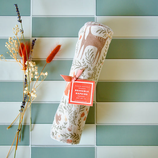 NotPaper Towels in Autumn Woodland Print