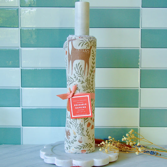 NotPaper Towels in Autumn Woodland Print