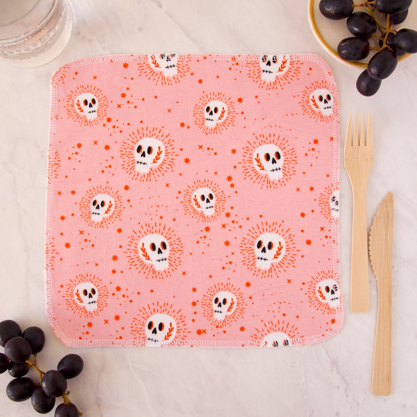 Limited Edition Pink Skull Napkins- Set of 6